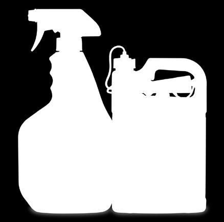 Dilutable bathroom cleaners typically contain less than.