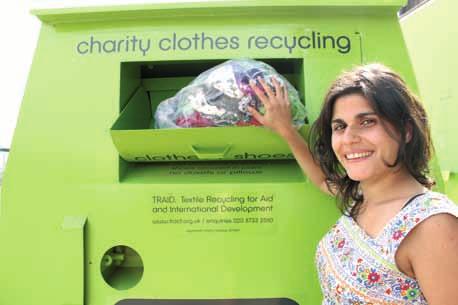 TAKE ACTION EARN 100 FOR YOUR WI BY HOSTING A TRAID CLOTHING BANK With an estimated 1.