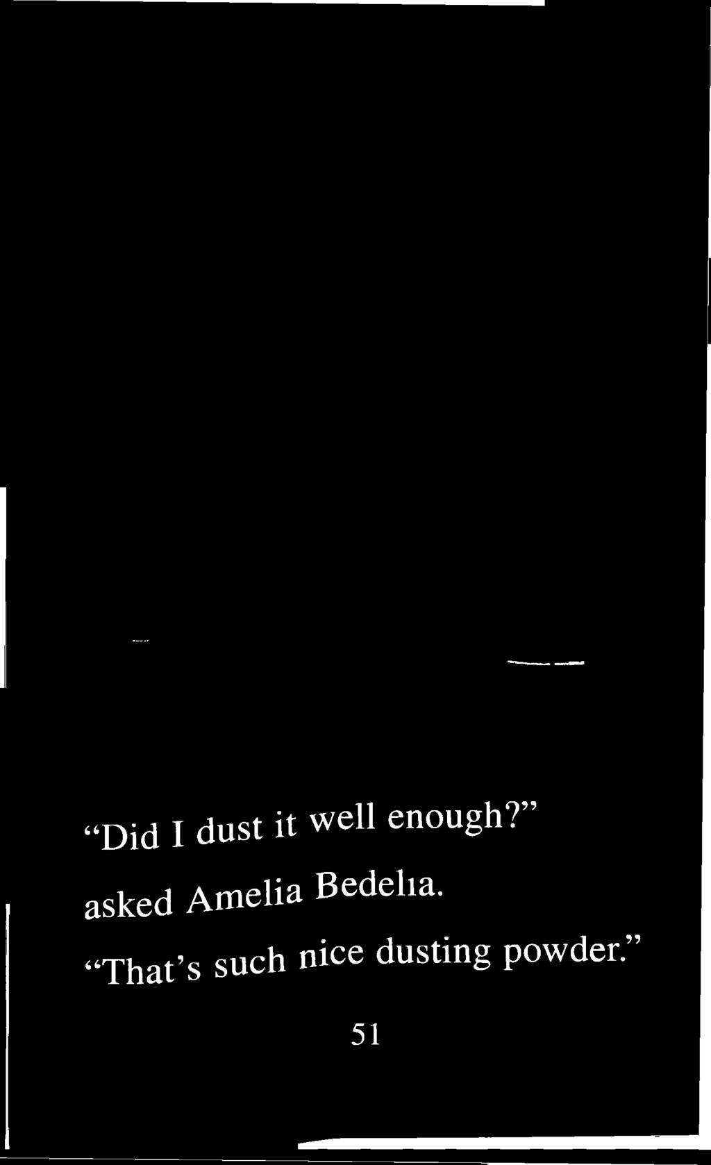 " asked Amelia