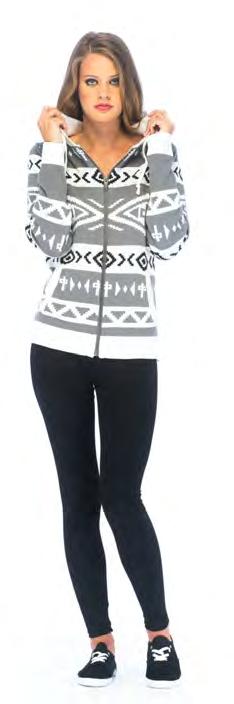 Tops Aztec LT Women's Fine Gauge Zip Sweater