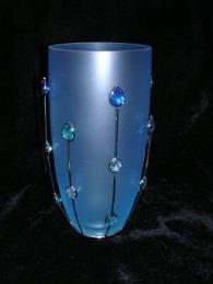 Vase Jewels Blue Swarovski code