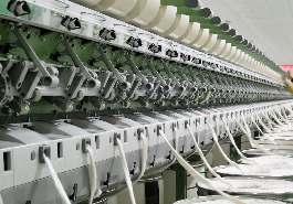 The decentralised power looms/ hosiery and knitting sector form the largest component of the textiles sector.