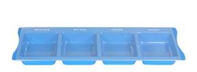 with ground for 19 medicine dispensers + 19 -cups size: 440 x 340 x 15 mm 30 pieces 100700 Tablet