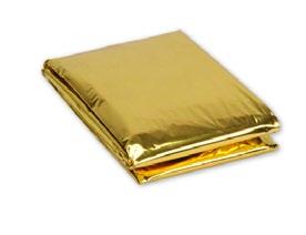 Various accessories Emergency blanket gold/silver : 210 x 160 cm individually
