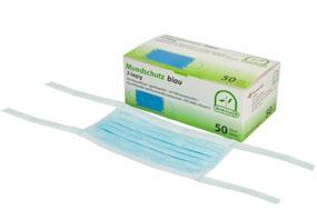 Clothing Face masks 3-ply PP non-woven, glass fibre free with