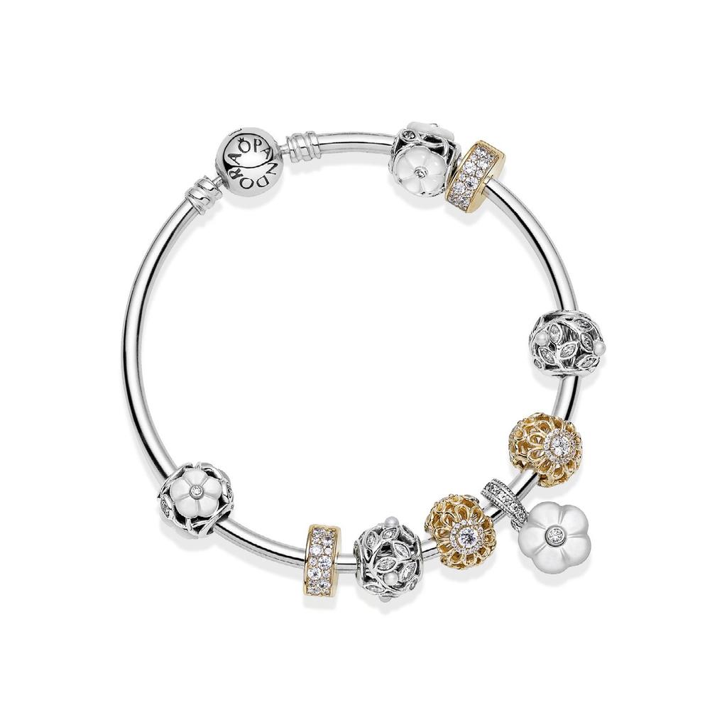 PANDORA is present in five product categories: charms, bracelets, rings, earrings and necklaces & pendants.