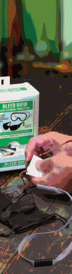 EyE ProtEction eyewear accessories kleen ViEW Clear Vision. Long Lasting.