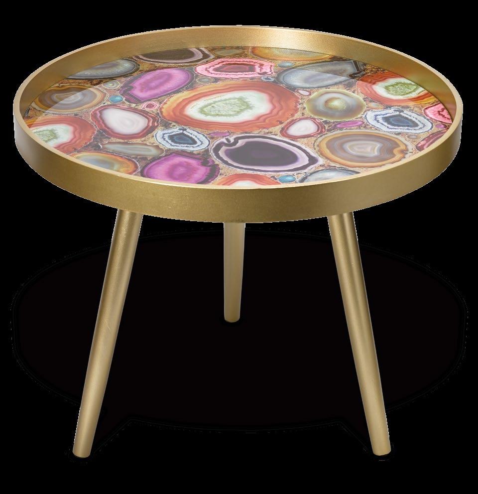 diamond 3000 QUARTZ STONE-TOP TABLE/TRAY Make a statement with your décor and every time you entertain.