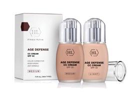 PROTECTION AGE DEFENSE CC CREAM SPF 50 The AGE DEFENSE CC CREAM is a multi-benefits cream for a natural cover-up effect and long lasting moisture.