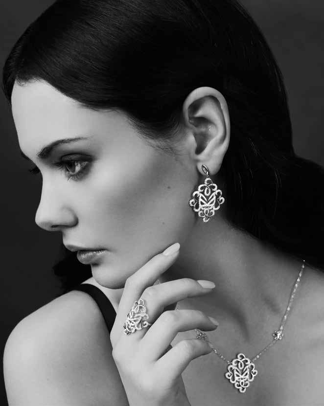 A Venetian masquerade HIDDEN MASK COLLECTION Sterling Silver and Rhodium Inspired by the Gothic architecture of
