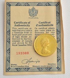 of Elizabeth II and the reverse depicting a maple leaf. Weight: 31.3g.