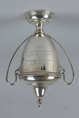 75cm, together with a silver christening mug, a George III silver cream jug maker John Lias, London 1810, various spoons, vesta case, cigarette case (defective), napkin ring, salt and pepper, etc,