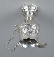 GEORGE III SILVER WINE FUNNEL, two section, circular rim s.d., maker Thomas Wallis II, London 1797, approximate weight 1.