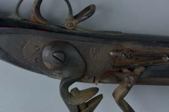 muskets were made in both Birmingham and London, this specimen bears Birmingham proof marks indicating it was made after 1813, its overall condition is extremely good however the metal work bears an