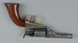 Lot 333 Lot 333 AN ANTIQUE COLT POCKET NAVY REVOLVER, converted to fire.