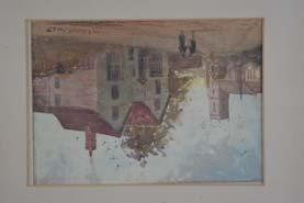 Warwickshire, watercolour, signed, titled verso, both approximately 18cm x 27cm, together