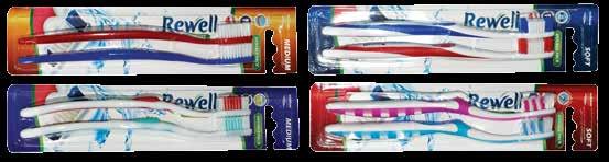 TOTAL ACTION - DOUBLE PACKAGE REWELL Toothbrush