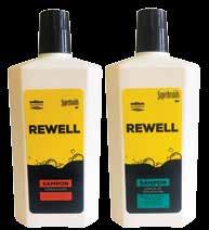 Rewell liquid soap with handy dispenser.