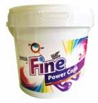 FINE POWDER It is suitable for all types of washing machines and hand washing.
