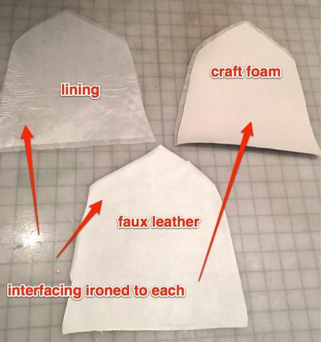 until you find one you like. Add Interfacing Real leather gauntlets probably don't need interfacing, but for faux-leather or craft foam gauntlets it is essential.