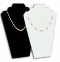 45 163142 necklace display, 7 1 8 w x 8 3 8 h white 3.85 3.65 3.