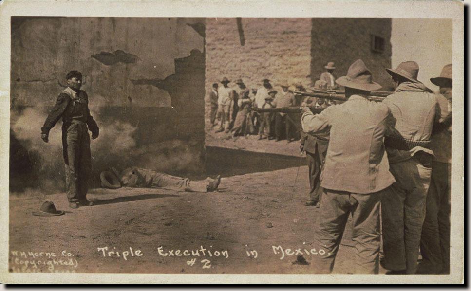 Title: Triple Execution in Mexico # 2 Date / Period: [1916] rtist: Walter Horne Inv.N: 89.R.