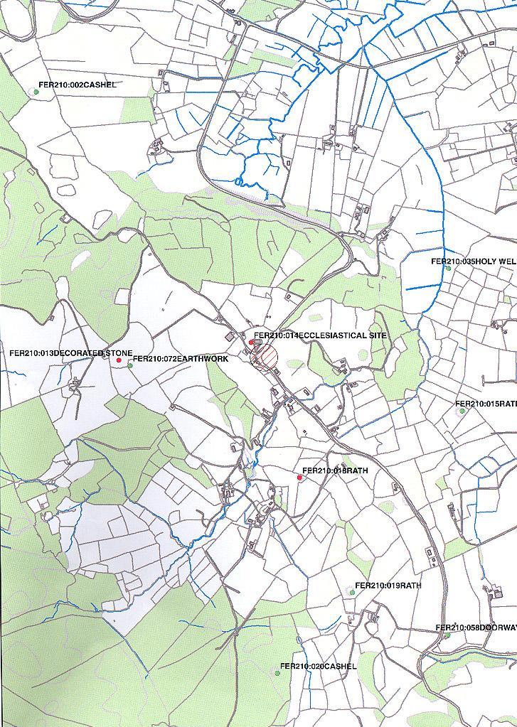 Figure Two: general map showing the development site