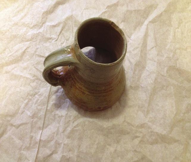 Beer mug Date: c.1480-155 Found: Hampton Court Excavation This is a 500 year old beer mug.