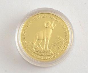 178 CANADIAN 100$ - 22K GOLD - 1985 Canadian 22K gold (91.66% fine gold and 8.