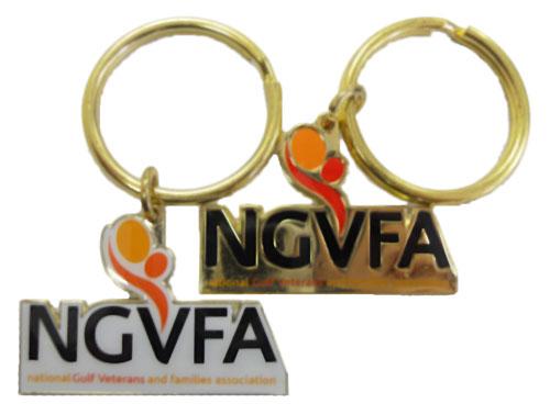 Keyrings The NGVFA Keyring KE001 Description: The NGVFA logo available in a brass or white finish with the