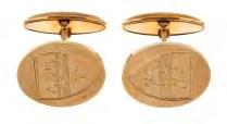 937 A 1970s 9ct gold enamel Masonic swivel ring.
