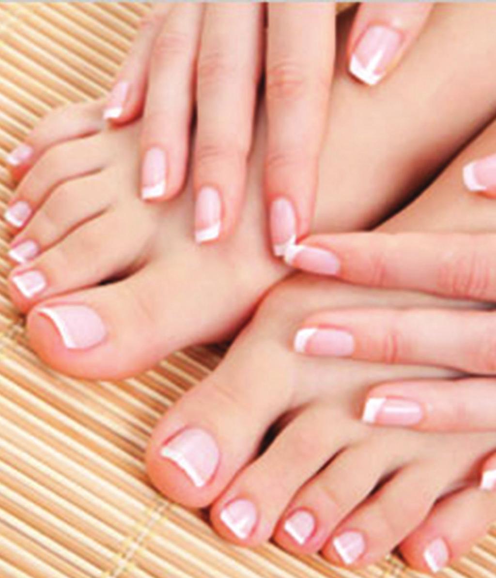 The manicure will include exfoliation and cuticle care. The nails wil be beautifully shaped and treated with polish application. LUXURY MANICURE 16.