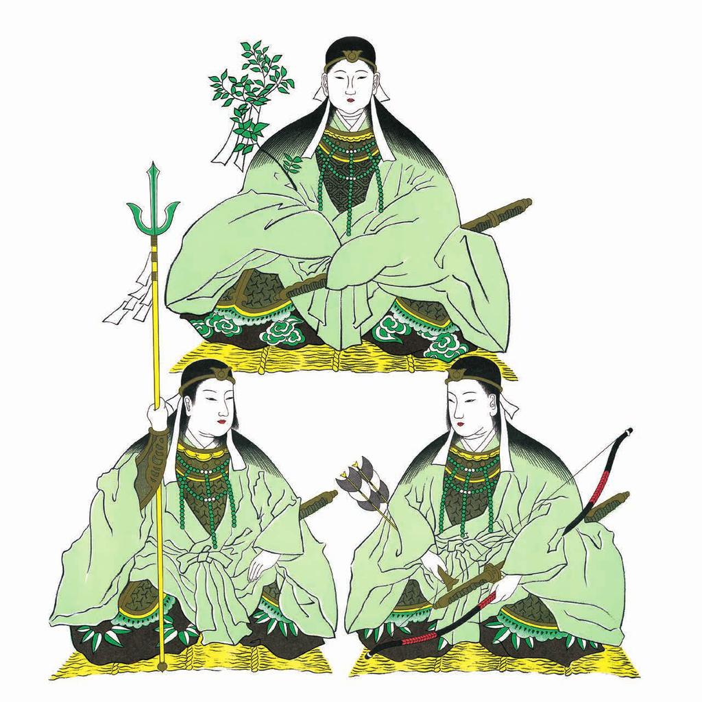 3 deities enshrined in Miyajidake Jinja ご祭神 息長足比売命 Okinagatarashihimenomikoto Goddess The KAMI is called Okinagatarashihimenomikoto Goddess.