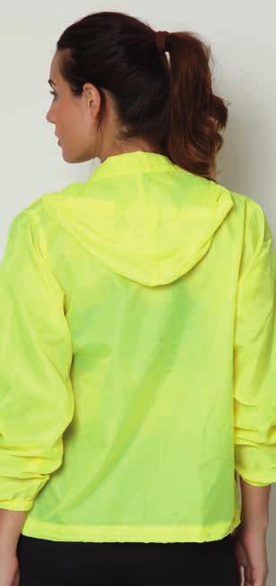 Hood in collar, central pleat,