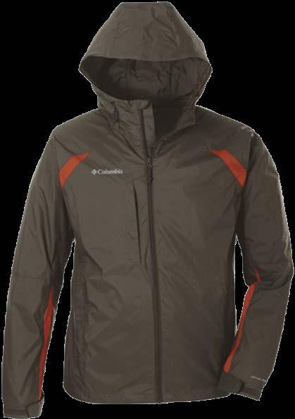 ADAPT TO THE CONDITIONS With OMNI-SHIELD 3408 3407 3408/144700 Columbia Men s High Falls Jacket 100% nylon with polyester mesh lining.