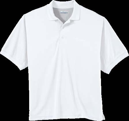 LIGHTWEIGHT PERFORMANCE 100% Polyester Performance With OMNI WICK And OMNI SHADE 110117 6696 110117 Columbia Perfect Cast Polo *Available February 2015 100% polyester