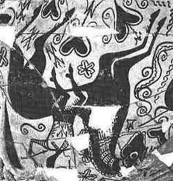 (1st Millennium BC). These figures are engraved scratching the rock surface, sometimes with a stone, other times with a metal tool, as it is possible to note from the outlining.