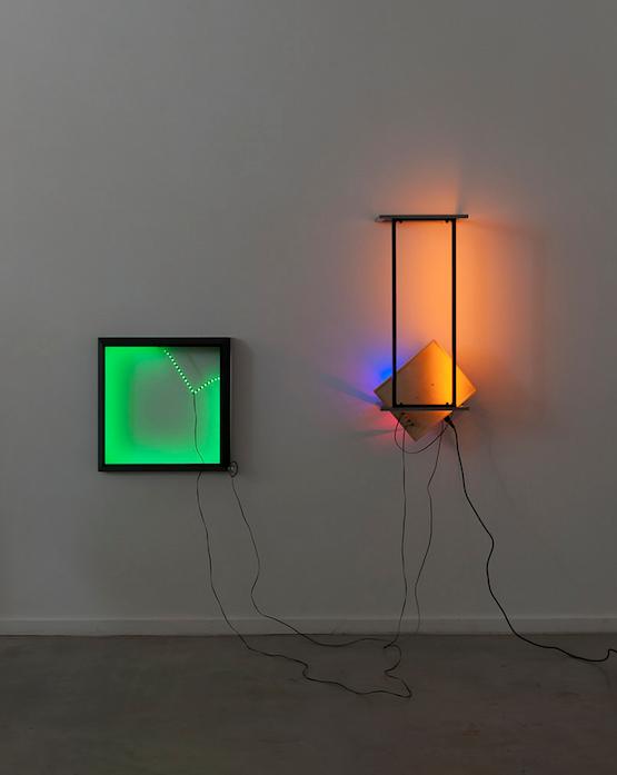 profession, collectors are usually entrepreneurial individuals, independent professionals, executives and taste makers. Image: Haroon Mirza, Duet, 2013. Mixed media, 172 x 149 x 25 cm.