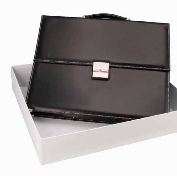 Made in Germany Real Leather Accessories Crafted Leather Briefcase 6603