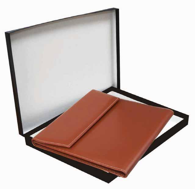 Made in Germany Real Leather Accessories Crafted Leather A4 Folder A4 6604 - MAXIMUM