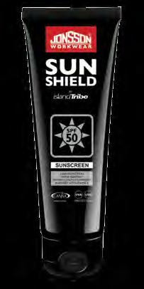 ACCESSORIES Our workwear lasts, but your skin should last longer! We have partnered with a trusted sun protection brand, Island Tribe, to bring to you Sun Shield.