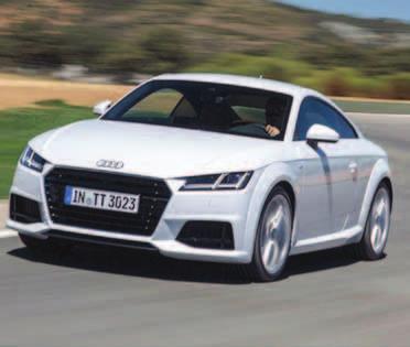2016 AUDI TT MODEL BOASTS AN EXCITING NEW DESIGN * The quintessential design icon boasts a new driver-focused interior and true sports-car performance * TT sets standards for in-vehicle technology