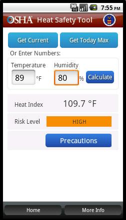 Heat Illness Smartphone App for