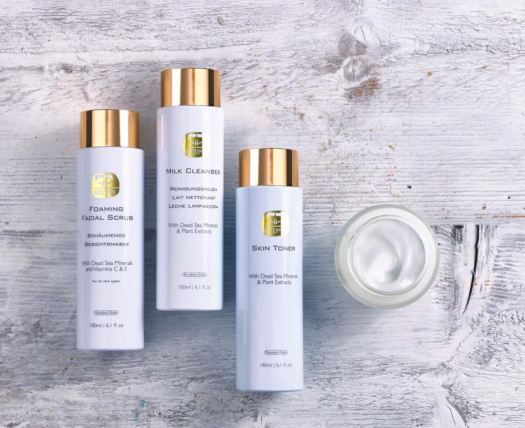 FACE KEDMA FACIAL CARE Kedma Facial Care line for daily and weekly treatments energizes your skin with new vitality, instantly improving its look, feel and
