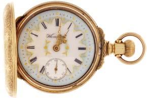 , Elgin, Illinois, for the Royal Canadian Navy, 16 size, 17 jewels, stem wind and set, damascened gilt plate movement with lever escapement and Moseley micrometric regulator in a base metal, screw