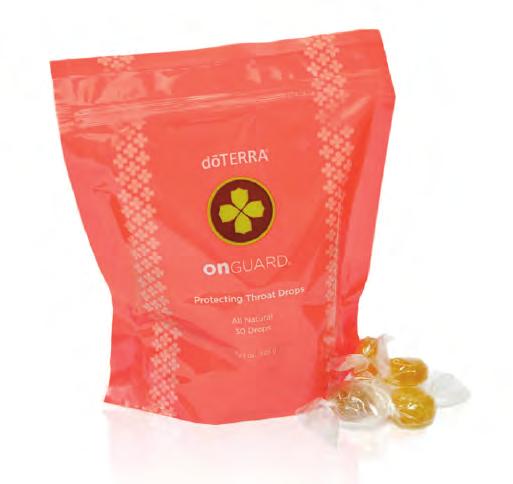 ON GUARD/BREATHE PRODUCTS THROAT DROPS BREATHE BLEND dōterra ON GUARD PROTECTING THROAT DROPS Keep your winter season healthy with the convenience of