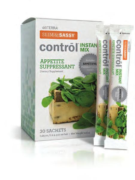 SLIM & SASSY CONTRŌL INSTANT MIX TRIM KIT SLIM & SASSY CONTRŌL INSTANT MIX Slim & Sassy contrōl is available in a powdered mix that you can take at any time during the day to help control your