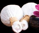 Thai Massage with Warm Herbs and Aromatic Oils (50' / 80') 56 / 66 This is a regeneration massage that helps to improve blood