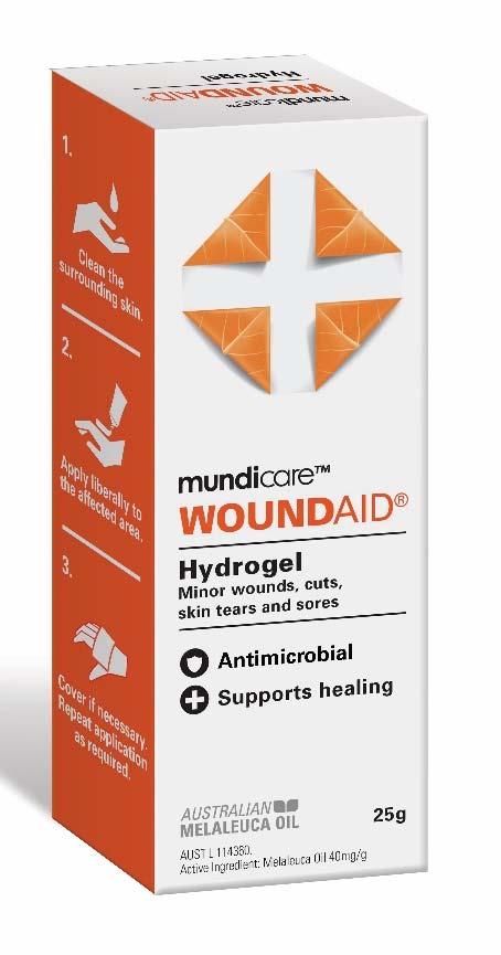 mundicare WOUNDAID hydrogel - precautions mundicare Woundaid hydrogel is for minor wounds only.