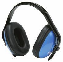 Padded ear defenders with headband - blue CE / EN 352-1 With adjustable and padded ear shells for comfortable wear Ear shells with stepless fast adjustment Sound level reduction: 25